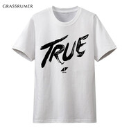 百大DJ瑞典A神艾維奇 Avicii TRUE紀(jì)念短袖t恤男電音半袖體恤夏季 TRUE 白色 XL（200斤到220斤）