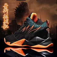 歐文7代8籃球鞋男高幫毒液5摩擦有聲音速9透氣防臭閃擊6輕便科比24兒童運動(dòng)鞋子詹姆斯防滑水泥地戰靴 【網(wǎng)面】黑黃桔92哥斯拉12 41