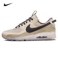 耐克（NIKE）男鞋秋季新款運動(dòng)鞋AIR MAX全掌大氣墊緩震透氣跑步鞋休閑鞋 DH4677-200/卡其色/AIR MAX 90 44.5