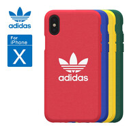 錦灝 adidas阿迪達斯iPhone11ProMax手機殼時尚潮流蘋果XR防摔三葉草網(wǎng)紅保護套防摔 6.5英寸蘋果XS Max 三葉草紅色