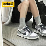 耐克（NIKE）【嚴選好物】bebe8耐克 Nike Dunk Low SB 男女低幫復古休閑鞋 【白灰】DD1503-117 40