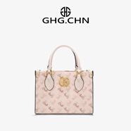GHG2025新款 中國風(fēng)國潮戰馬托特包 女式紅色新娘婚包 大容量單肩 白色小號