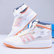 阿迪達(dá)斯 （adidas）三葉草 DROP STEP 女子鐳射經(jīng)典耐磨高幫運(yùn)動(dòng)休閑板鞋EG3634 FY4707「白淺橙/魔術(shù)貼」 36 (220mm)