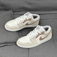 耐克（NIKE）aj1男鞋 Air Jordan 1 Low 男子低幫復古耐磨運動休閑板鞋籃球鞋 HF1567-200 棕色 42