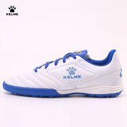 KELME/卡爾美成人足球鞋男比賽TF碎釘球鞋學(xué)生透氣防滑球鞋873701 白寶藍 42