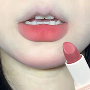 HISYI早八偽素顏夢(mèng)中情裸色系口紅膏體霧面不掉色唇膏學(xué)生黨平價(jià)低飽和 02杏仁桃桃(溫柔甜美)