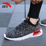 安踏（ANTA）男鞋運(yùn)動鞋2025年春夏新款男士休閑網(wǎng)面透氣老爹鞋旅游跑步鞋子男 黑/深灰/安踏白 40.5