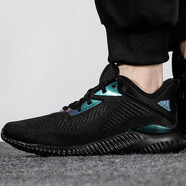 阿迪達斯 （adidas）男鞋女鞋 Alpha阿爾法小椰子運動休閑訓練健身緩震舒適跑步鞋 GY5404 黑藍 36