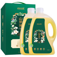得爾樂(lè )山茶油6L（3Lx2瓶）有機油茶籽油 低溫壓榨一級食用油