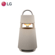 LGXBOOM 360 RP4無線RGB氛圍燈 360全向聲便攜式音箱支持AUX輸入電腦音響 低音炮 戶外音箱 米白色RP4BE