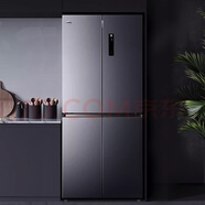 晶弘深凍晶弘415升四開門雙開門電冰箱對開門家用大容量BCD-415WPQCL
