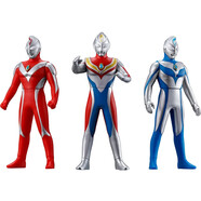 萬(wàn)代（BANDAI） EX奧特曼 新世代英雄 軟膠兒童玩具 14cm EX戴拿奧特曼25th