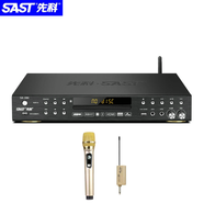 先科（SAST）藍牙無線WiFi網(wǎng)絡(luò)dvd影碟機高清家用evd兒童cd播放機vcd光盤U盤視頻硬盤投屏同屏播放器 旗艦版+霹靂舞單無線話筒
