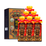 國臺年份酒10年/十年 醬香型白酒 53度茅臺鎮醬香酒500ml 53度 500mL 6瓶 國臺年份酒10年(黑金)2021年-原箱