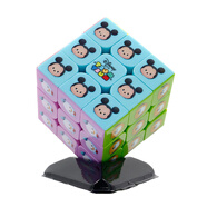 迪士尼高樂魔方三階比賽用順滑成人減壓初學者魔方塊兒童玩具 Tsum Tsum 魔方 三階