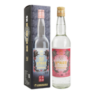 金門(mén)高粱酒白金龍清香型白酒58度750ml單瓶裝箱裝臺版原瓶純糧釀造 58度 600mL 1瓶 【裸瓶無(wú)盒】紅標