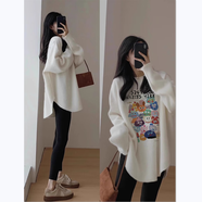 妃麗慕尚德絨加厚打底衫女中長(cháng)款搭配鯊魚(yú)褲秋冬季內搭白色長(cháng)袖t恤上衣潮 【德絨加厚】573-252白色 S 建議100斤以?xún)?
                                         title=