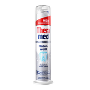 漢高德國進口漢高（Theramed）牙膏按壓直立站立式口氣清新薄荷 白色去垢去黃*1支