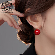 Royal sasa皇家莎莎新年紅時(shí)尚耳釘簡(jiǎn)約氣質(zhì)耳環(huán)甜美個(gè)性耳飾品送女友禮物
