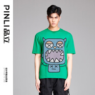 PINLI品立短袖T恤男 超值福袋 深綠GD222311518 L
