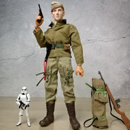 IGIFTFIRE1:6二戰兵人手辦玩具士兵模型軍人可動(dòng)特種人偶兵現代擺件 J1-11二戰海陸戰隊上校