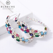 【女神禮】布蘭琪Blanche水晶耳環(huán)波西米亞風(fēng)格耳墜時(shí)尚耳釘女氣質(zhì)個(gè)性夸張款飾品奢華大氣優(yōu)雅銀針 彩色