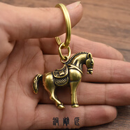 千惠儂實(shí)心十二生肖鑰匙扣?；旒?2生肖吊墜掛墜創(chuàng)意生日禮物 馬
