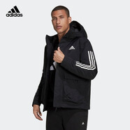 阿迪達(dá)斯 （adidas）【滔搏運(yùn)動(dòng)】Adidas阿迪達(dá)斯男裝上衣連帽戶外舒適百搭寬松棉服 GT1688 XL