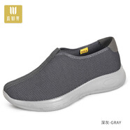 真如界春秋季結(jié)緣僧鞋透氣厚底輕便舒適男女師父僧侶夏網(wǎng)面休閑布鞋2338 深灰色 40 男鞋