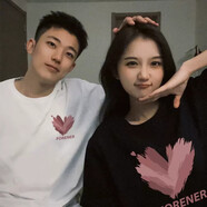 love legend情侶裝短袖t恤半袖夏季新款一男一女ins風(fēng)寬松百搭休閑班服定制 女黑【畫(huà)心】 S （建議80-100斤）