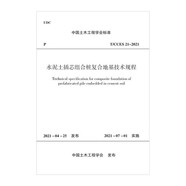 水泥土插芯組合樁復(fù)合地基技術(shù)規(guī)程T/CCES 21-2021