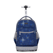 TILAMI大容量拉桿書(shū)包女中小學(xué)生1-4-7-9年級拉桿雙肩包護脊減負旅行包  流星藍18寸-六輪爬樓4年級以上