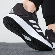 阿迪達(dá)斯（adidas）官方網(wǎng)跑步鞋男鞋春季新品網(wǎng)面透氣跑鞋白色緩震輕便運(yùn)動(dòng)鞋男 GW8336/新老款隨機(jī)發(fā)貨 43
