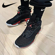 耐克（NIKE）【嚴(yán)選好物】bebe8耐克  Air Jordan 36 喬36男子實戰(zhàn)運動籃球鞋 黑紅DA9053-001 41