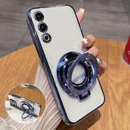 妙之選魅族21Note手機殼meizu21noto保護硅膠套全包防摔M468Q透明軟殼二十一男女薄感新款pp帶支架外殼鋼 【遠(yuǎn)峰藍(lán)】透明電鍍送全屏鋼膜+同款支架 魅族21  Note