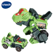 偉易達(dá)（Vtech）兒童變形玩具恐龍神兵小將霸王龍超變吉普車汽車男孩3-8歲禮物