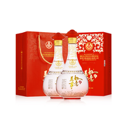 五糧液 萬(wàn)事如意人和福第二代 濃香型白酒 42度500ml*2瓶 低度婚宴喜酒