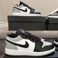 CLENIKEEDNIKE AIR新款A(yù)J1 Low百搭夏天潮流男女低幫板鞋籃球鞋aj1校服休閑 aj1伯爵灰低幫 40