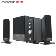 麥博電腦藍(lán)牙音響臺式組合音箱2.1重低音炮獨立功放 黑色 標(biāo)配