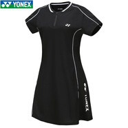 YONEX新款尤尼克斯YY羽毛球服女款連衣裙運(yùn)動(dòng)裙 連衣裙215144BCR-黑 XL
