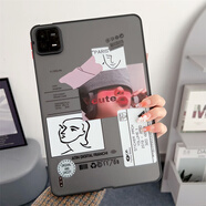 納柯萬個(gè)性標(biāo)簽潮ipadpro2024保護(hù)套11/12.9/13寸超薄2022蘋果平板789十代Air456磨砂10.9膚感mini亞克力 嘟嘴女孩 小米平板 6S Pro (12.4英寸)