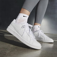 耐克（NIKE）Court Royale 男女同款 低幫休閑運動防滑耐磨輕便舒適板鞋 749867-105純白 37.5