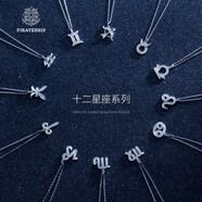 海盜船銀飾項(xiàng)鏈女925銀十二星座項(xiàng)鏈時(shí)尚簡(jiǎn)約鎖骨鏈情侶吊墜情人節(jié)禮物 處女座 30102000