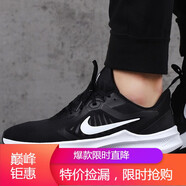 耐克（NIKE）男鞋新款DOWNSHIFTER 10休閑運(yùn)動(dòng)鞋網(wǎng)面透氣舒適跑鞋男跑步鞋 CI9981-004  黑白 42