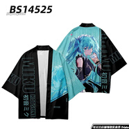 初音未來(lái)周邊衣服虛擬主播miku公主痛衣二次元夏裝短袖T恤休閑ins 02-羽織 XL