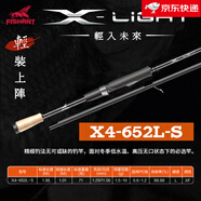 飛螞蟻24新款X-LIGHT輕 獨(dú)節(jié)蟲桿黑坑鱸魚鱖魚輕量路亞竿 1.95m X4-652L-S 直柄2節(jié)