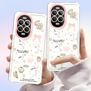 XP適用華為nova14手機殼鏡頭全包nova14軟殼散熱硅膠卡通男女生透明超薄防摔保護套高級感-蝴蝶小狗