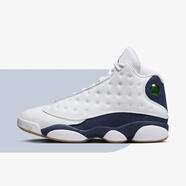 NIKE耐克Air Jordan 13 Retro AJ13白藍(lán) 午夜藍(lán) 男子高幫復(fù)古籃球鞋 414571-140 43