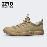 零度尚品Zero2025年夏季休閑鞋男運(yùn)動(dòng)戶外運(yùn)動(dòng)鞋緩震百搭男鞋子透氣軟底 卡其 41