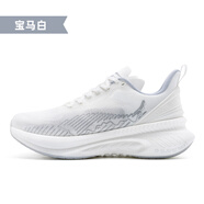 玩覓新款避震SU賽車(chē)級緩震防滑耐磨運動(dòng)鞋跑步鞋網(wǎng)面透氣男女 寶馬白 35